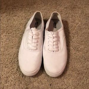 White target shoes